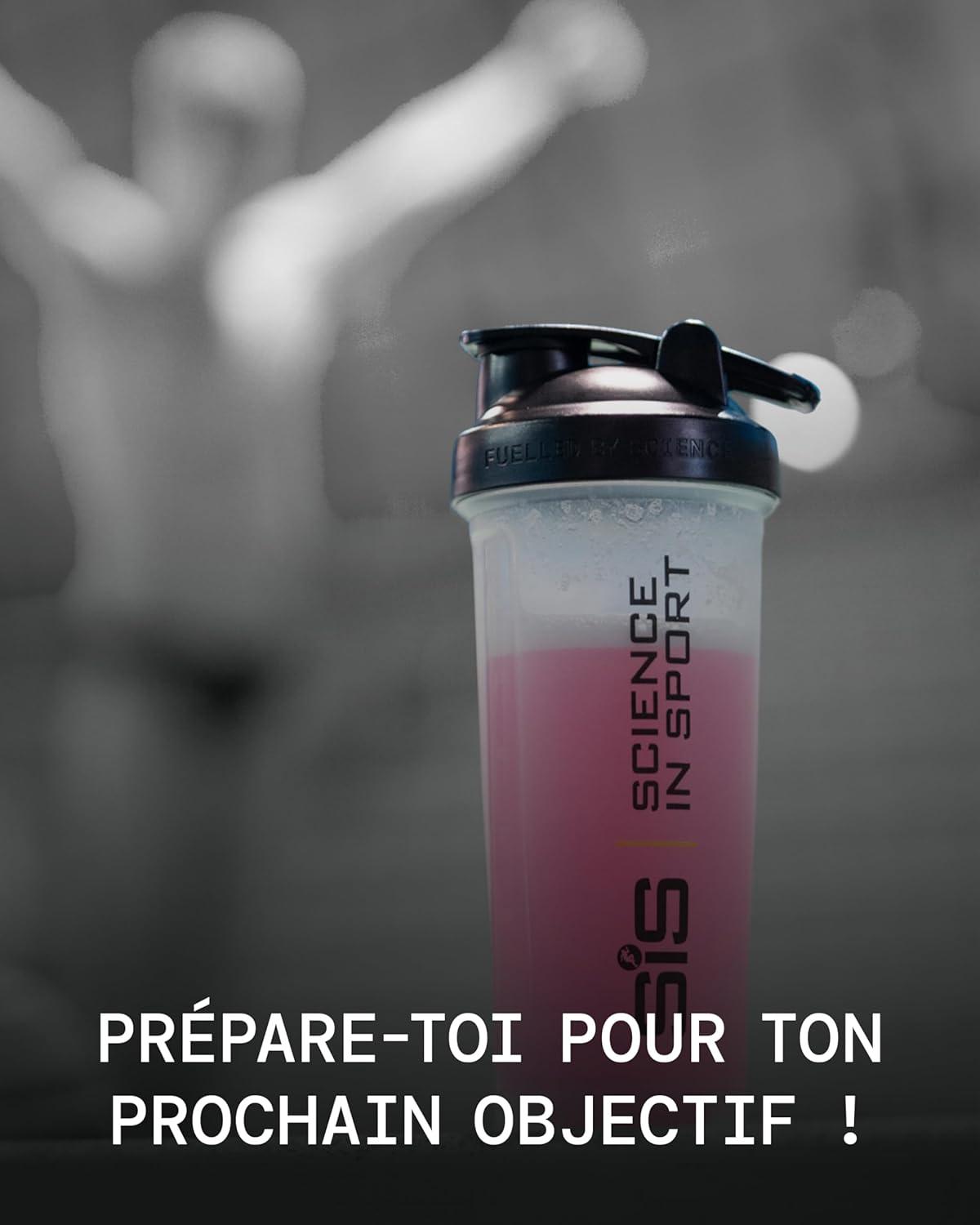 image:imageScience in Sport Bouteille de Boisson Jaune 800ml Avec Systme de Mlange Facile Unique Bouteille dEau pour Vlo Fitness Randonne et Travail Lavable au LaveVaisselleNoir Shaker