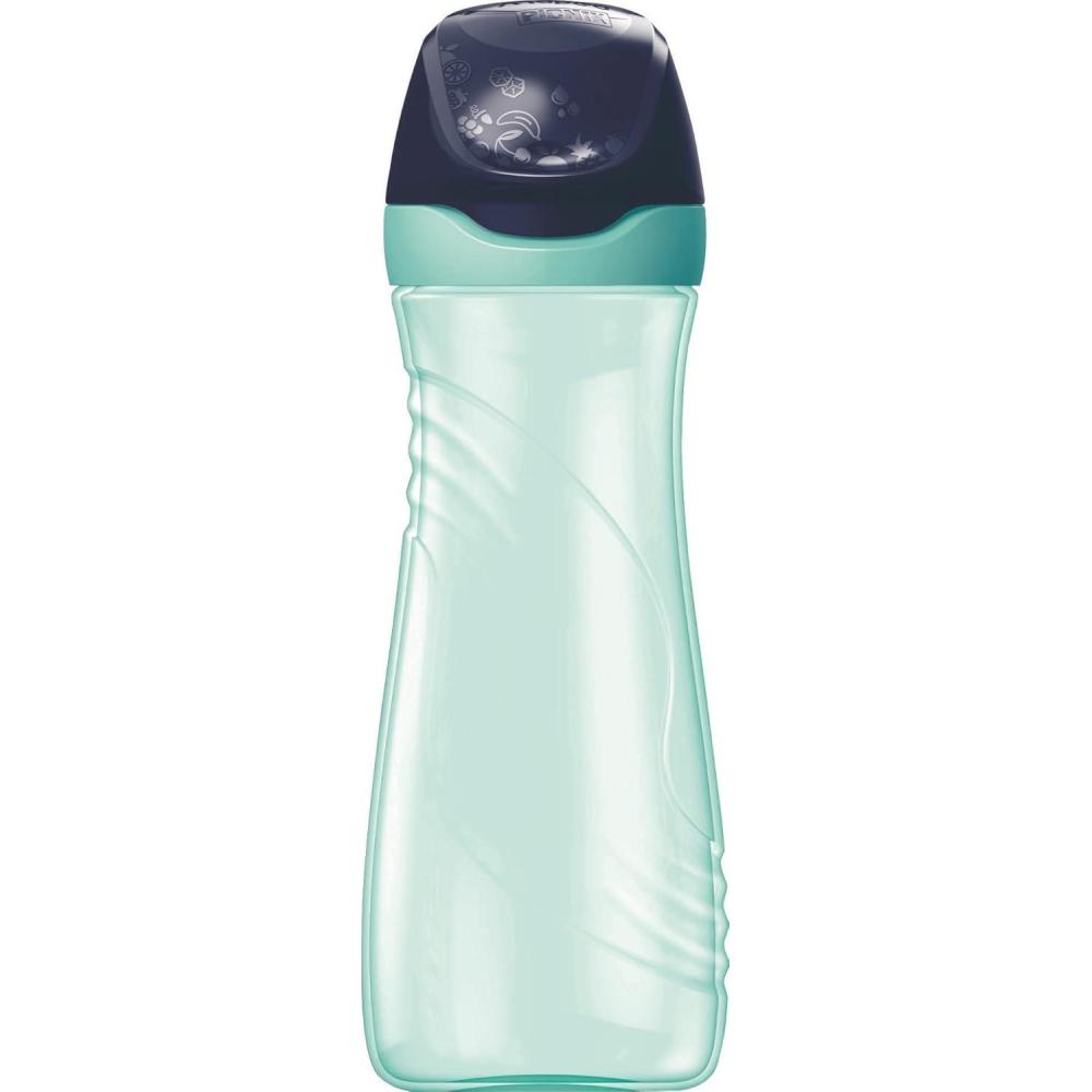 image:imageMaped Picnik Origins  Gourde pour Enfants avec Capuchon de Protection Systme AntiGouttes et Etanche  en Plastique Sans BPA  Rose  430mlBleu