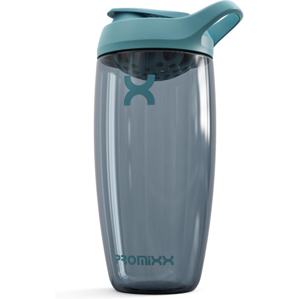 image:imagePromixx PURSUIT bouteille shaker de protines de qualit suprieure pour shakes complmentaires  facile  nettoyer et durable 950 ml Bleu NuitBleu Ocan Calme