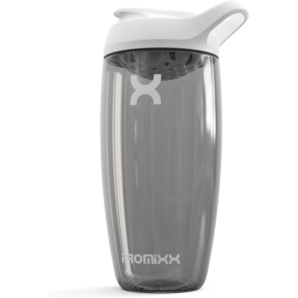 image:imagePromixx PURSUIT bouteille shaker de protines de qualit suprieure pour shakes complmentaires facile nettoyer et durable 950 ml Bleu NuitCramique Blanche