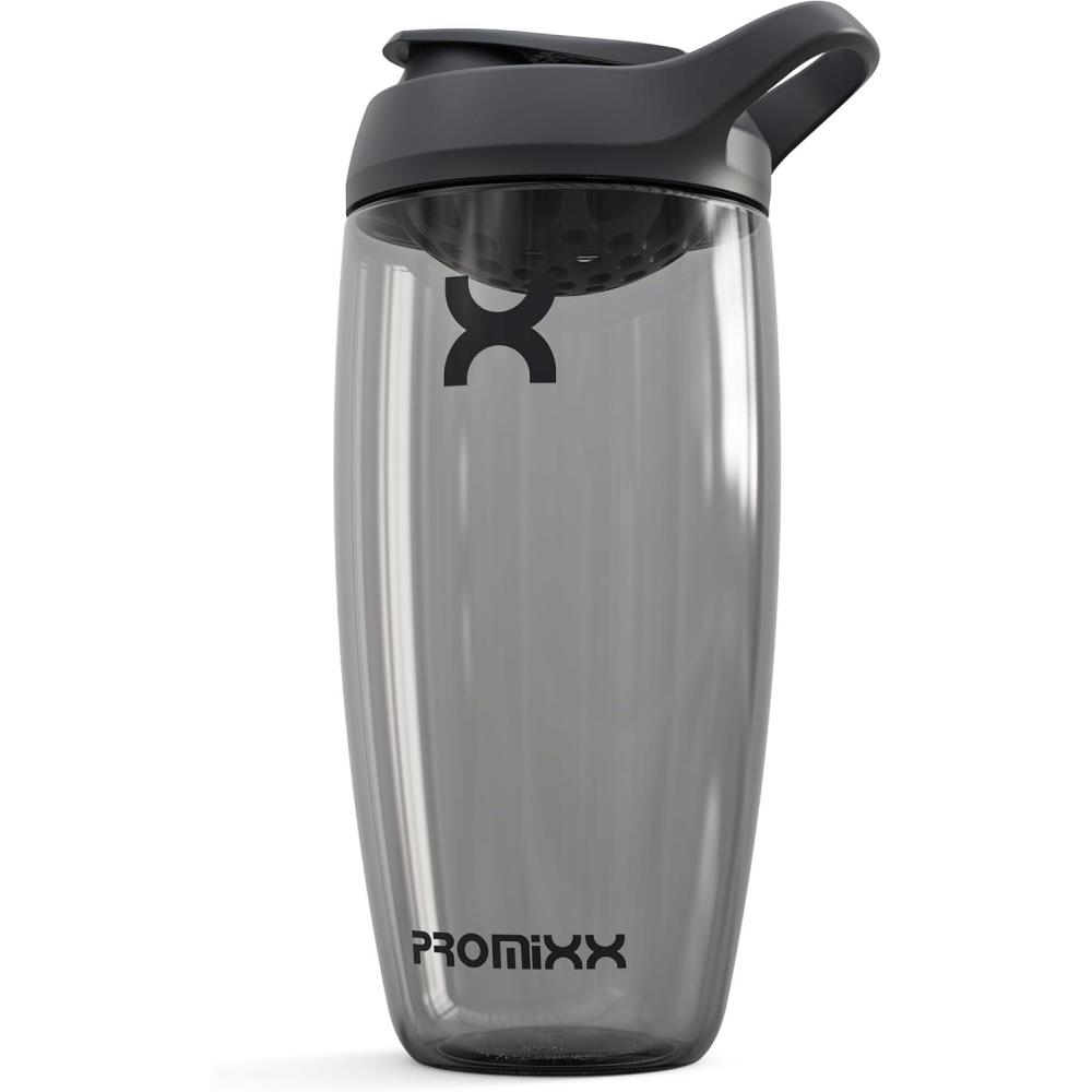 image:imagePromixx PURSUIT bouteille shaker de protines de qualit suprieure pour shakes complmentaires facile nettoyer et durable 950 ml Bleu NuitGris Graphite