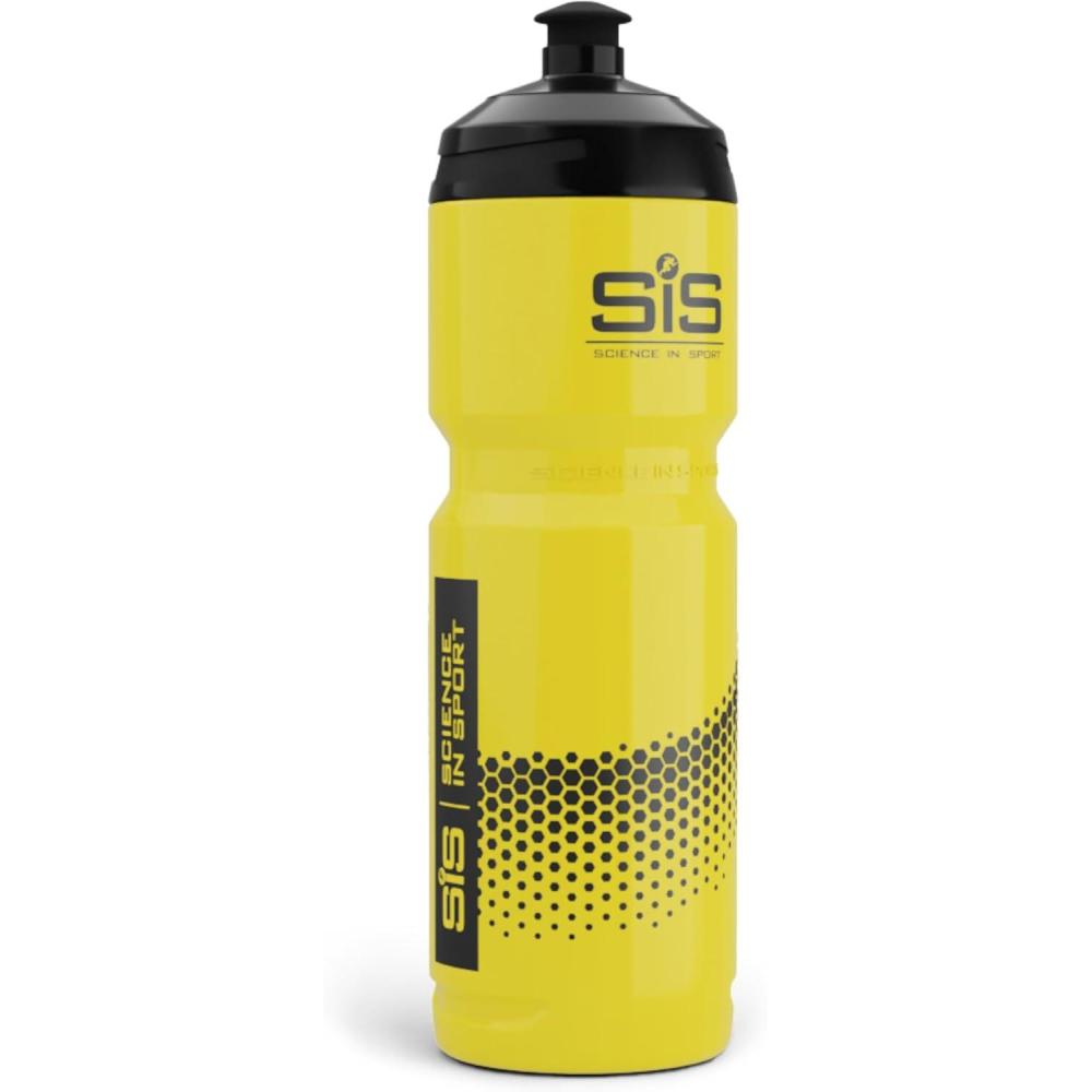 image:imageScience in Sport Bouteille de Boisson Jaune 800ml Avec Systme de Mlange Facile Unique Bouteille dEau pour Vlo Fitness Randonne et Travail Lavable au LaveVaisselleJaune