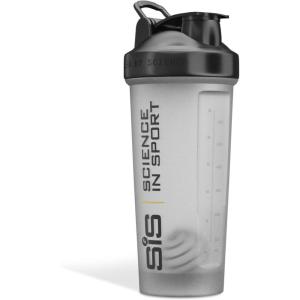 Science in Sport Bouteille de Boisson Jaune 800ml – Avec Système de Mélange Facile Unique, Bouteille d&rsquo;Eau pour Vélo, Fitness, Randonnée et Travail, Lavable au Lave-Vaisselle(Noir – Shaker)