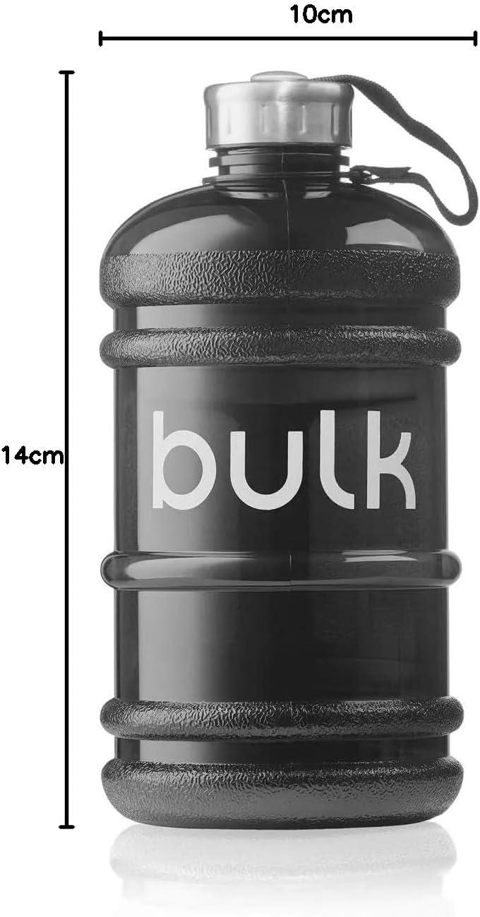 image:imageBulk Gourde Deau Gourde de Sport Clair 22 LitresNoir Metallis