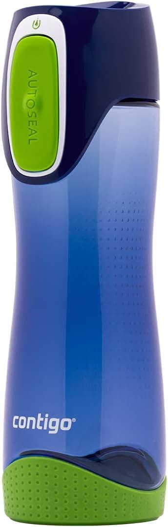 image:imageContigo Bouteille dEau Swish Autoseal 500ml Bouteille dEau Grande Gourde sans BPA Gourde de Sport Antifuite pour le Cyclisme et la RandonneBleu Cobalt