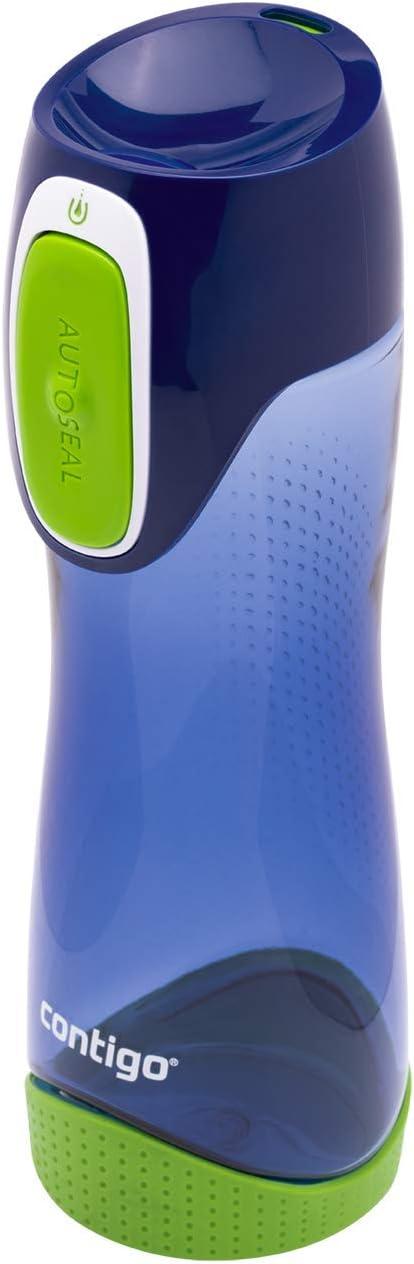 image:imageContigo Bouteille dEau Swish Autoseal 500ml Bouteille dEau Grande Gourde sans BPA Gourde de Sport Antifuite pour le Cyclisme et la RandonneBleu Cobalt