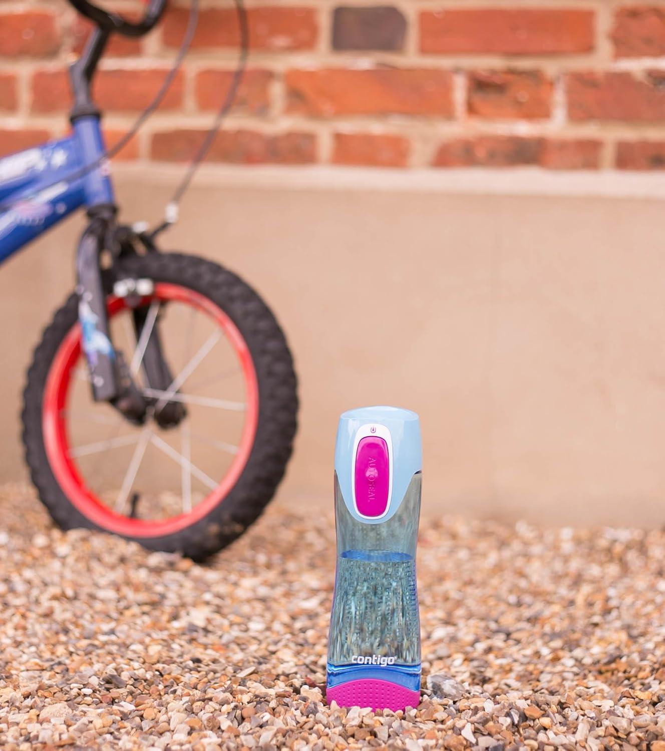 image:imageContigo Bouteille dEau Swish Autoseal 500ml Bouteille dEau Grande Gourde sans BPA Gourde de Sport Antifuite pour le Cyclisme et la RandonneBleu de Ciel