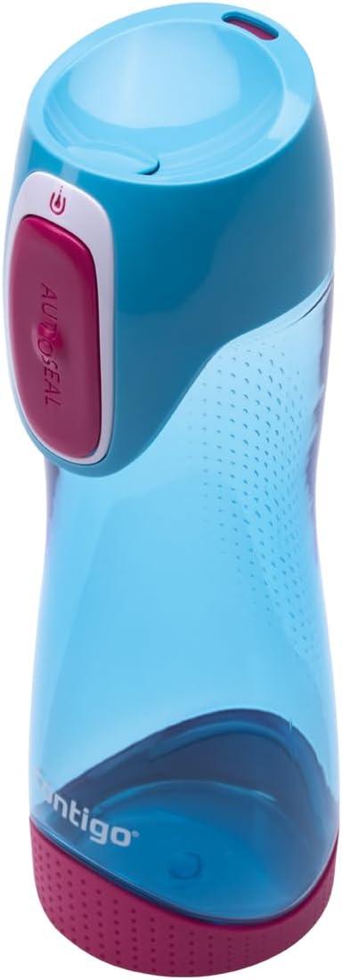 image:imageContigo Bouteille dEau Swish Autoseal 500ml Bouteille dEau Grande Gourde sans BPA Gourde de Sport Antifuite pour le Cyclisme et la RandonneBleu de Ciel