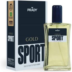 PRADY – Gold Sport pour Homme – 100 ml – Fraîcheur et élégance pour chaque journée(100 ml (Lot de 1))