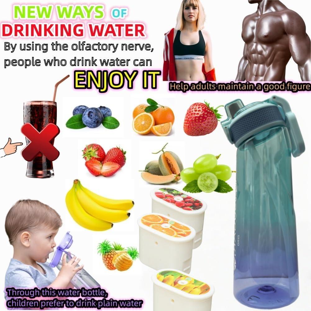 image:imageBouteille deau avec 1 capsule de saveur 20 version amliore 700 ml sans BPA pour salle de sport et activits de plein air Color E 1 Random PODColor A 1 Random Pod