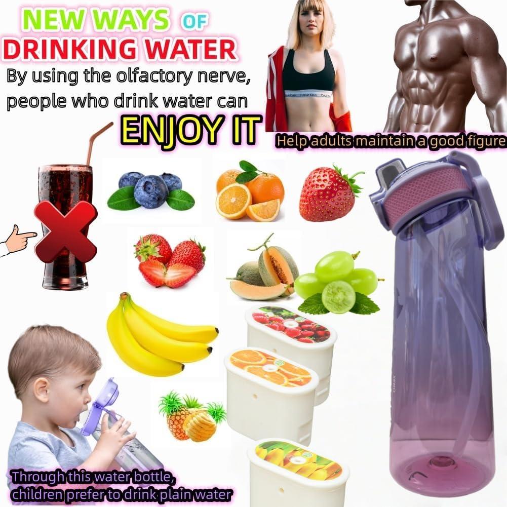 image:imageBouteille deau avec 1 capsule de saveur 20 version amliore 700 ml sans BPA pour salle de sport et activits de plein air Color E 1 Random PODColor C 1 Random Pod
