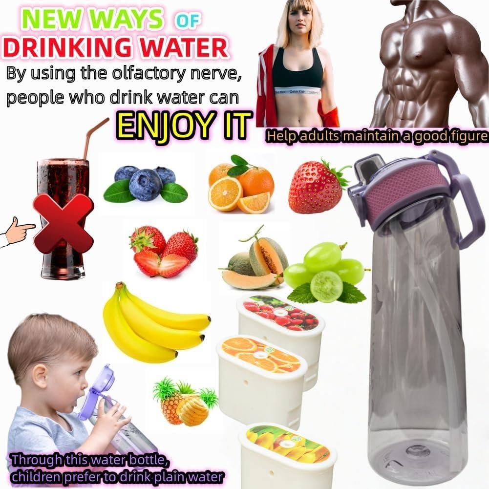 image:imageBouteille deau avec 1 capsule de saveur 20 version amliore 700 ml sans BPA pour salle de sport et activits de plein air Color E 1 Random PODColor F 1 Random Pod