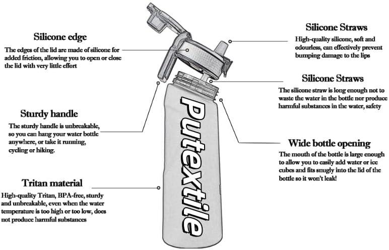 image:imageBouteille deau avec 1 capsule de saveur 20 version amliore 700 ml sans BPA pour salle de sport et activits de plein air Color E 1 Random PODColor F 1 Random Pod