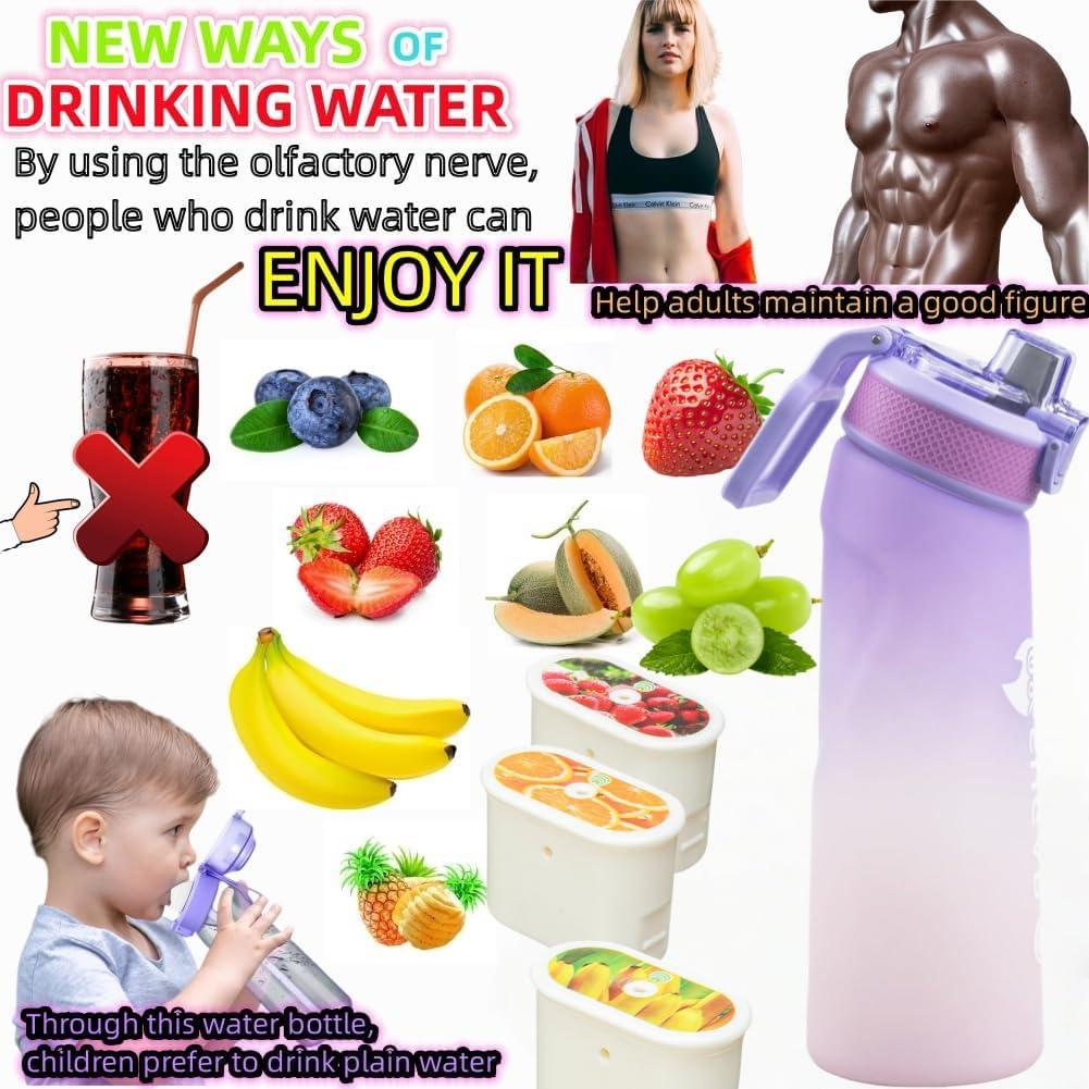 image:imageBouteille deau avec 1 capsule de saveur 20 version amliore 700 ml sans BPA pour salle de sport et activits de plein air Color E 1 Random PODColor G 1 Random Pod