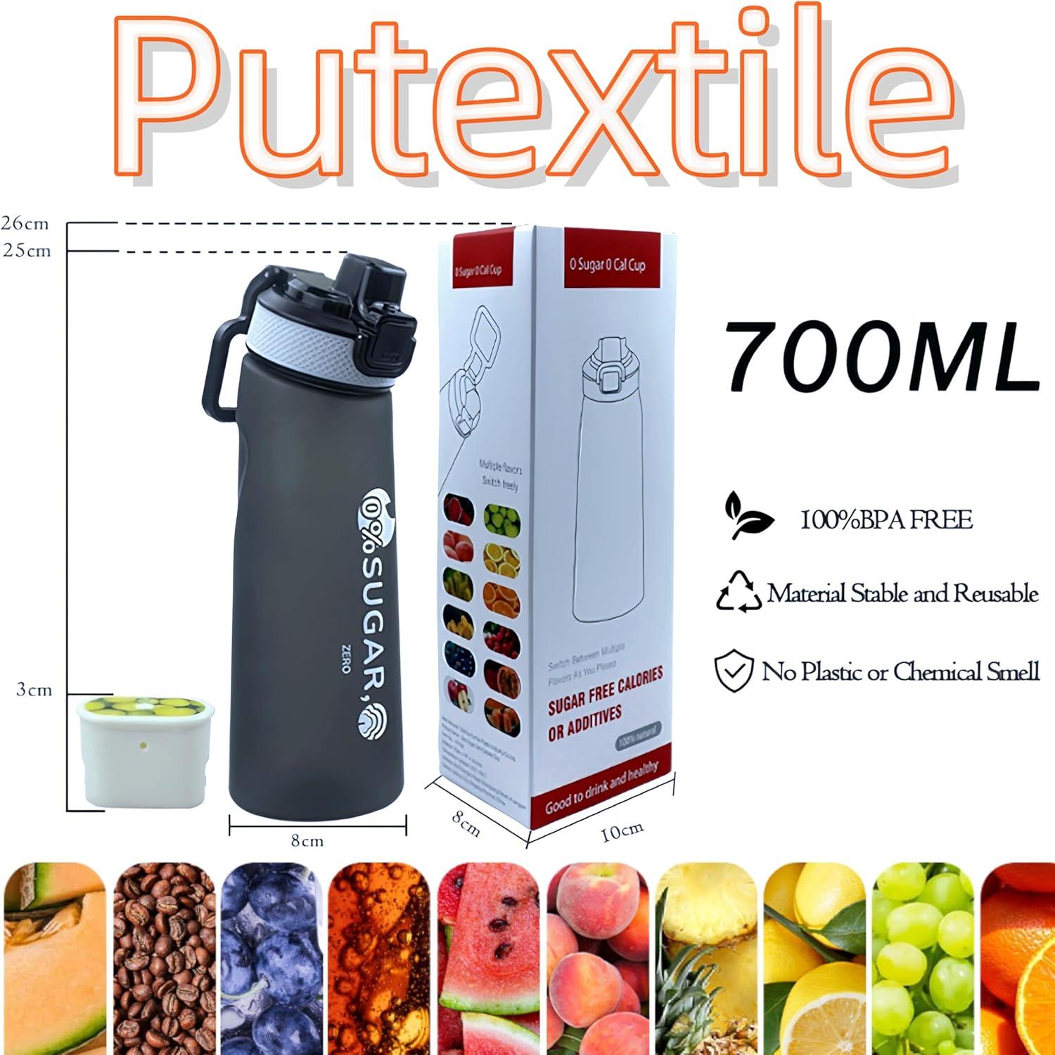 image:imageBouteille deau avec 1 capsule de saveur 20 version amliore 700 ml sans BPA pour salle de sport et activits de plein air Color E 1 Random PODColor H 1 Random Pod