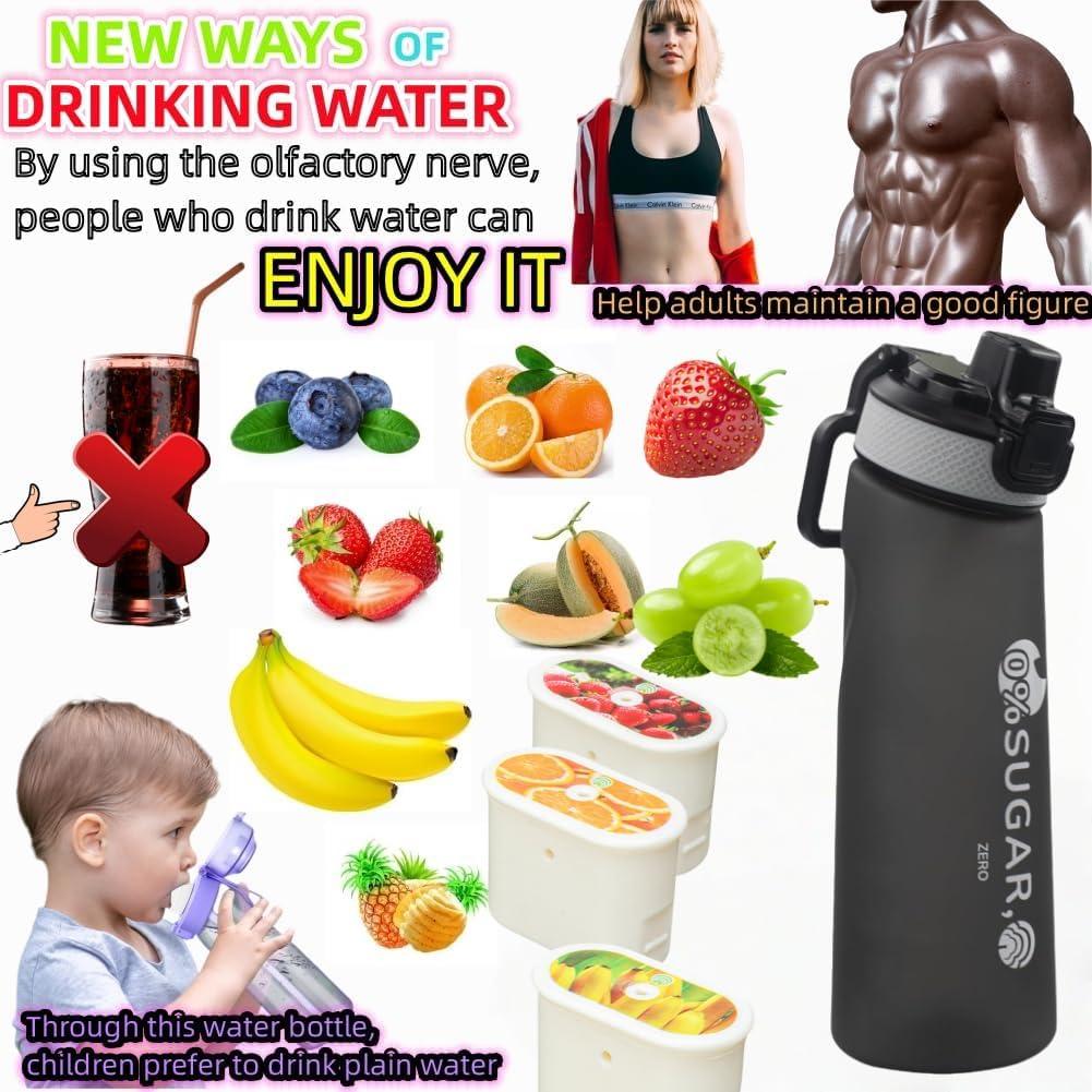 image:imageBouteille deau avec 1 capsule de saveur 20 version amliore 700 ml sans BPA pour salle de sport et activits de plein air Color E 1 Random PODColor I 1 Random Pod