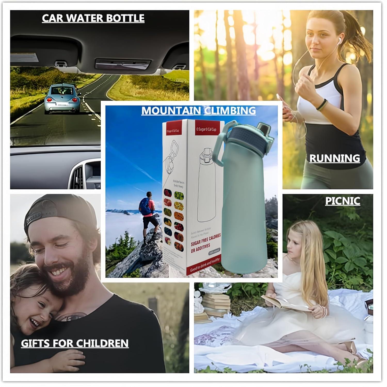 image:imageBouteille deau avec 1 capsule de saveur 20 version amliore 700 ml sans BPA pour salle de sport et activits de plein air Color E 1 Random PODColor L 1 Random Pod