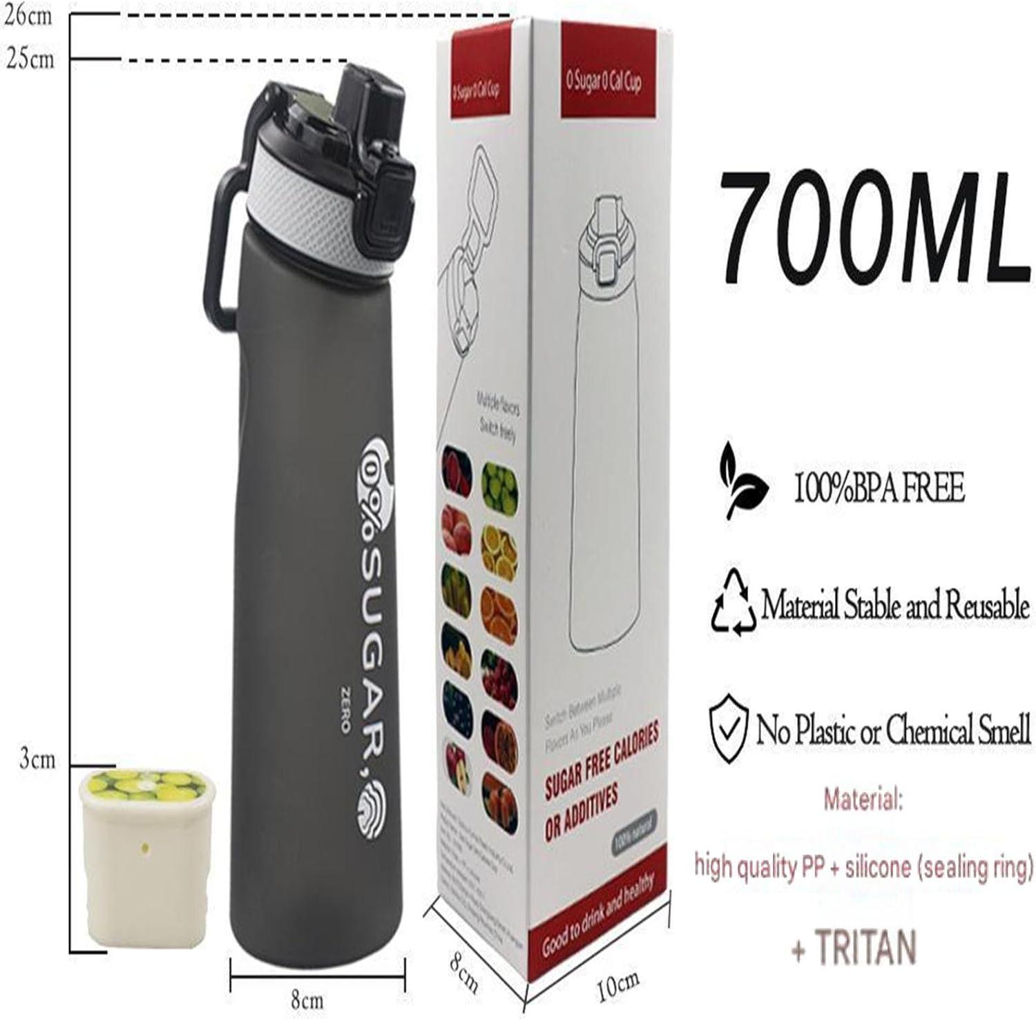 image:imageBouteille deau de sport de 700 ml 14 saveurs matriau tritan rsistant aux hautes tempratures saveur naturelle des fruits extraiteRose