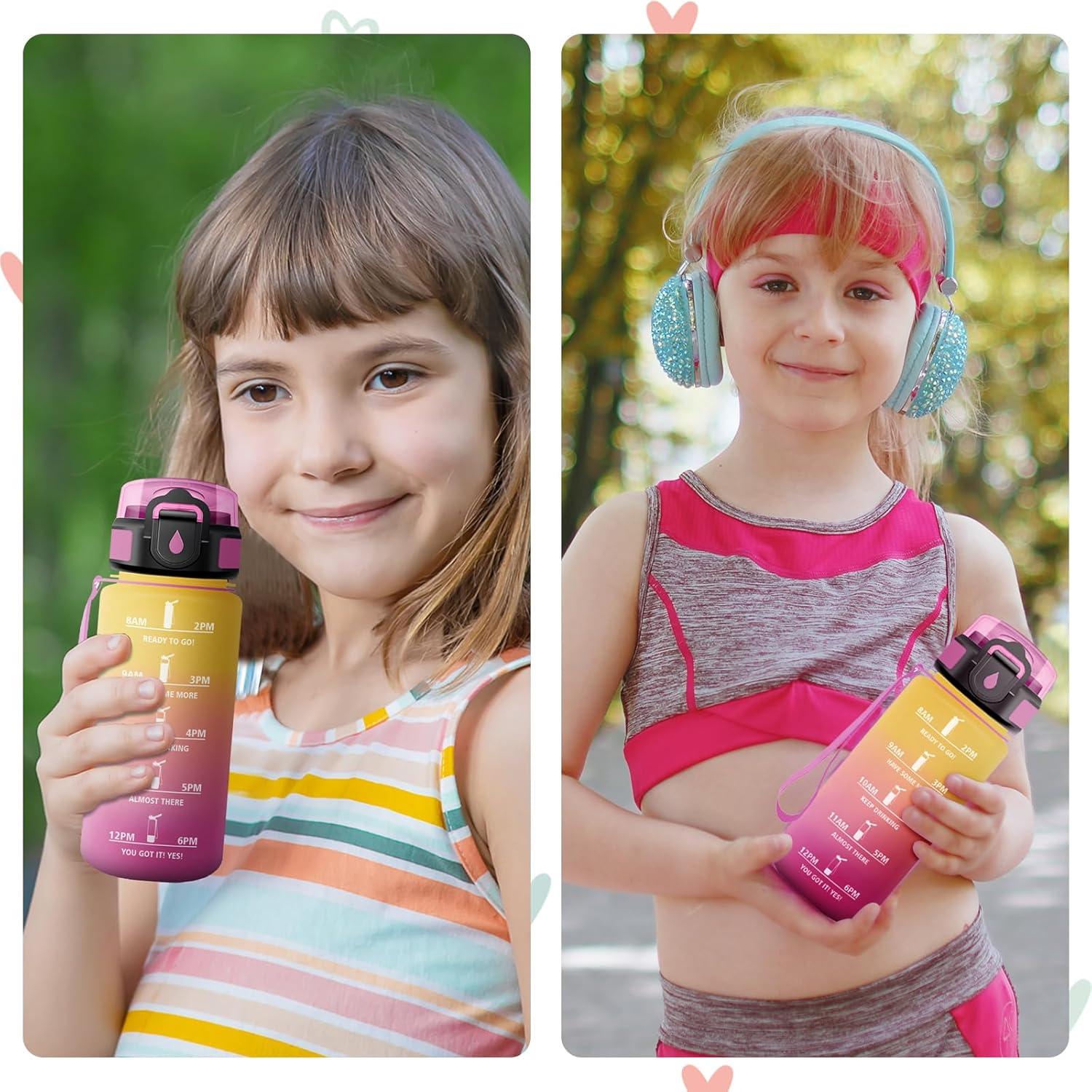 image:imageGourde Motivation 1L Gourde avec Paille sans BPA Bouteille deau de Motivation avec Marqueur de Temps tanche et Rutilisable Bouteille Rutilisable pour lcole Sport Bureau Yoga Camping17oz500ml Paille Jaune Rose
