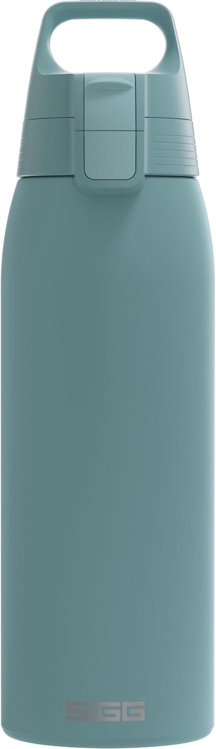 image:imageSigg Gourde Inox Shield ONE Convient Aux Boissons Gazeuses tanche ampamp Lgre Sans BPA Acier Inoxydable 188075L 1L 15LBleu