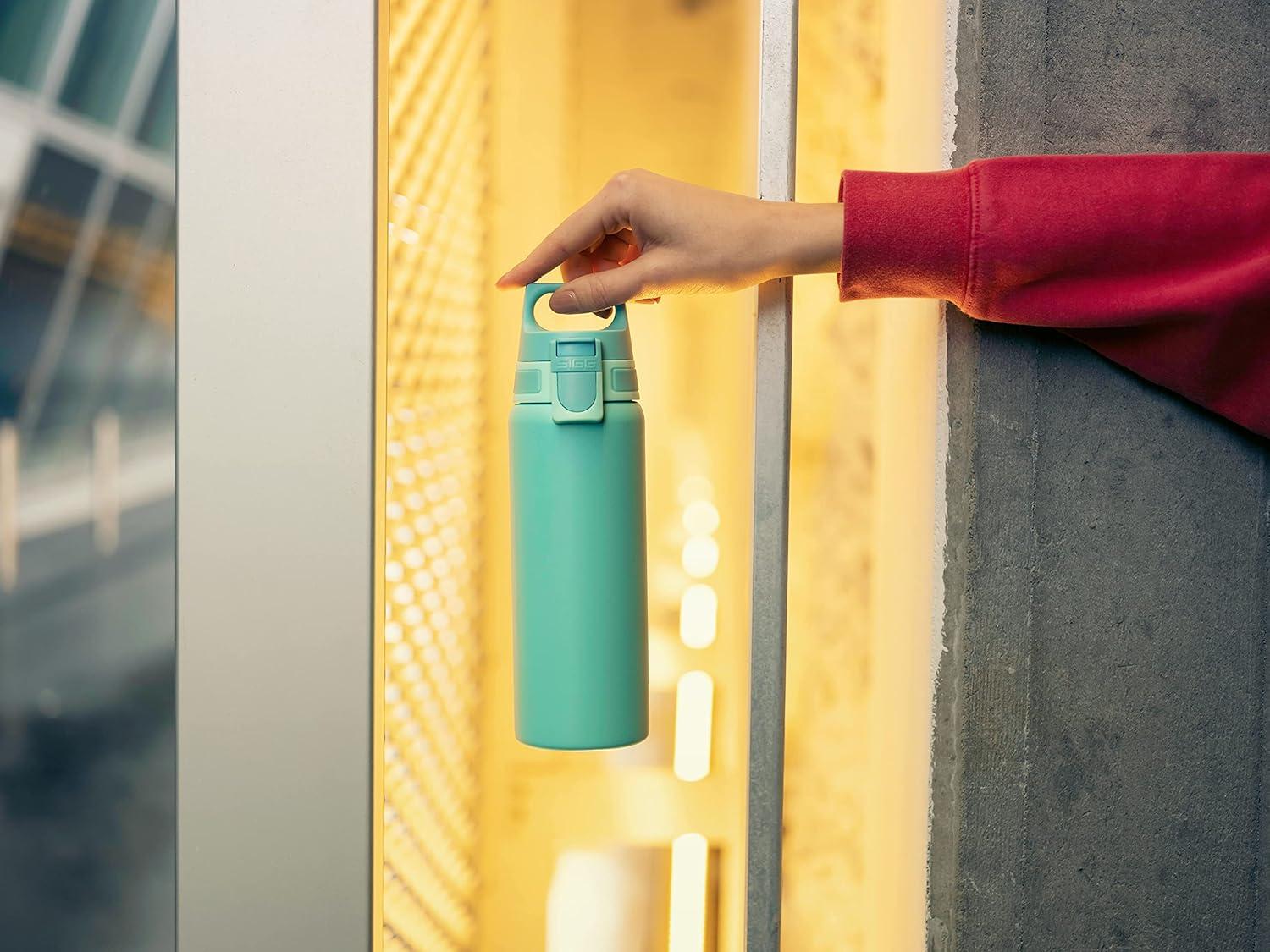 image:imageSigg Gourde Inox Shield ONE Convient Aux Boissons Gazeuses tanche ampamp Lgre Sans BPA Acier Inoxydable 188075L 1L 15LGlacier