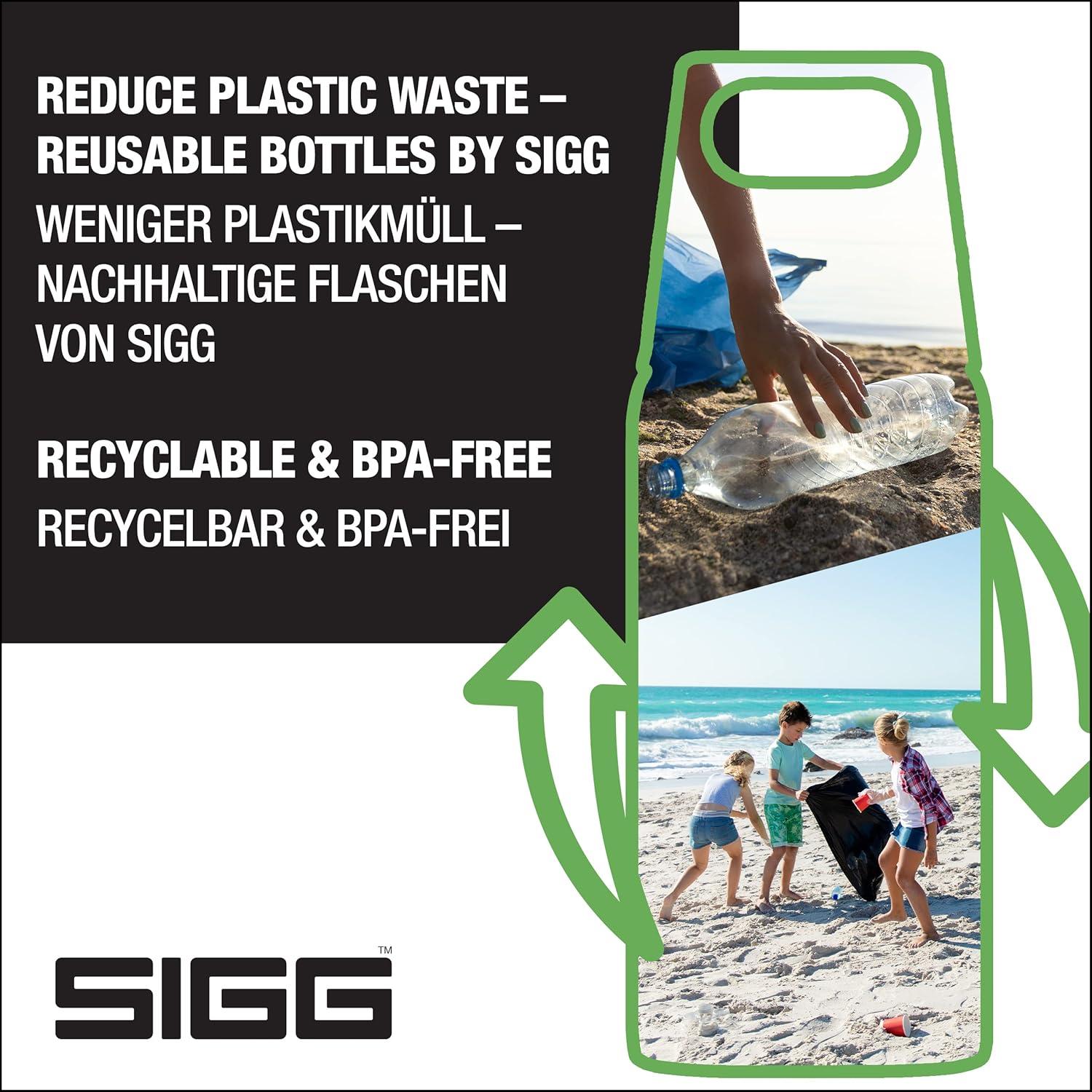 image:imageSigg Gourde Inox Shield ONE Convient Aux Boissons Gazeuses tanche ampamp Lgre Sans BPA Acier Inoxydable 188075L 1L 15LGris