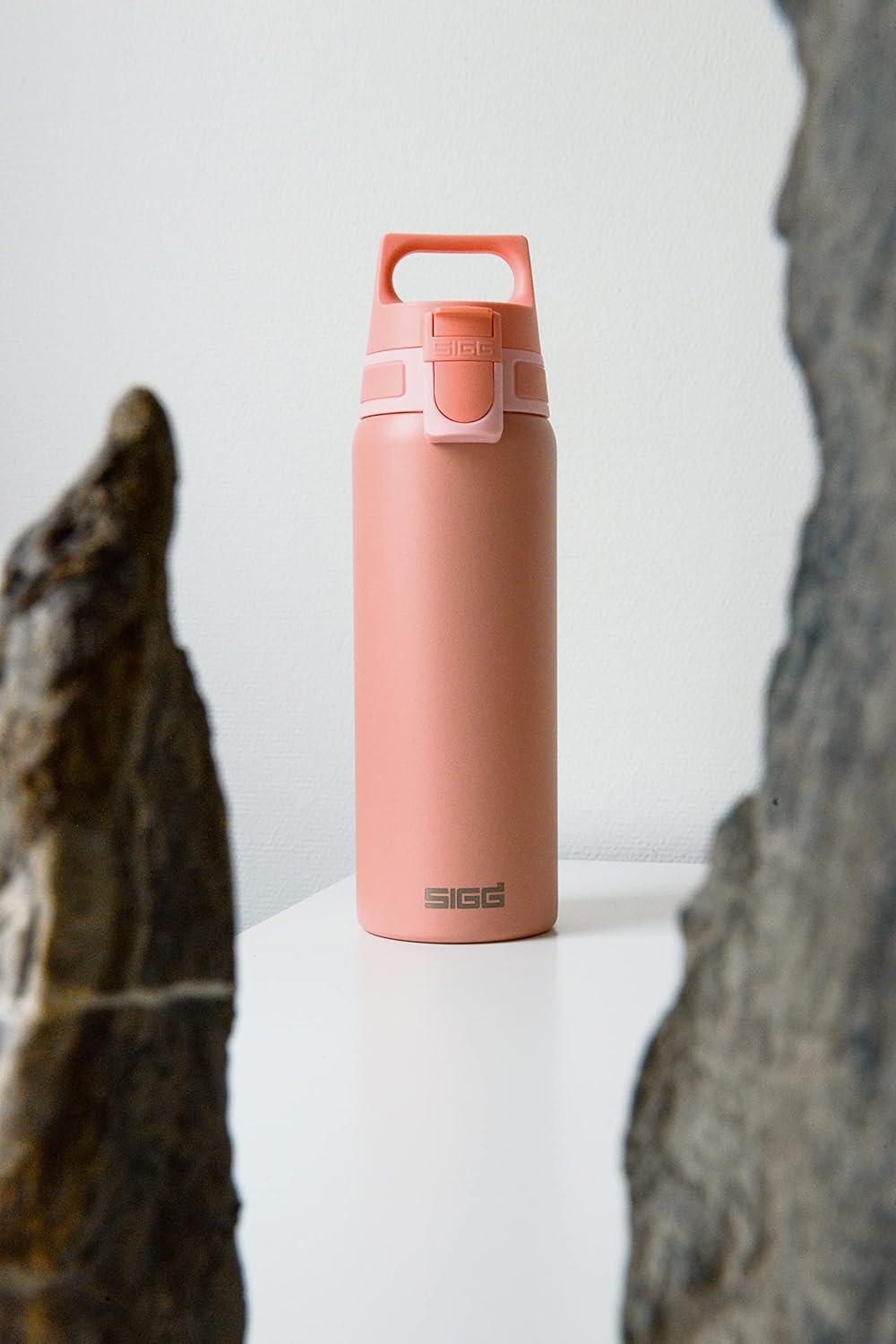 image:imageSigg Gourde Inox Shield ONE Convient Aux Boissons Gazeuses tanche ampamp Lgre Sans BPA Acier Inoxydable 188075L 1L 15LRose