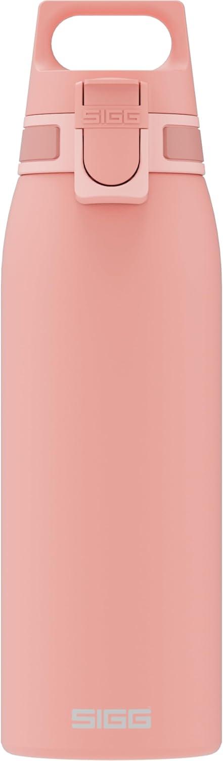 image:imageSigg Gourde Inox Shield ONE Convient Aux Boissons Gazeuses tanche ampamp Lgre Sans BPA Acier Inoxydable 188075L 1L 15LRose