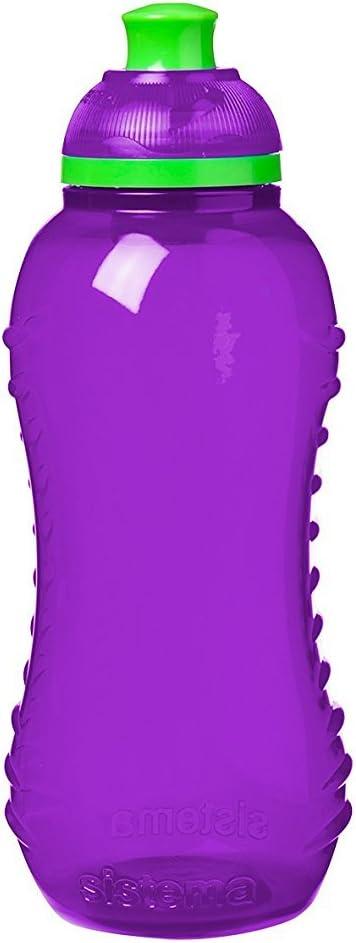 image:imageSistema Twist n Sip Squeeze Sports Bouteilles deau Bouteilles deau pour enfants 480ml Sans BPA Fabriqu partir de plastique recycl Pierre turquoise 4 comptes330 ml
