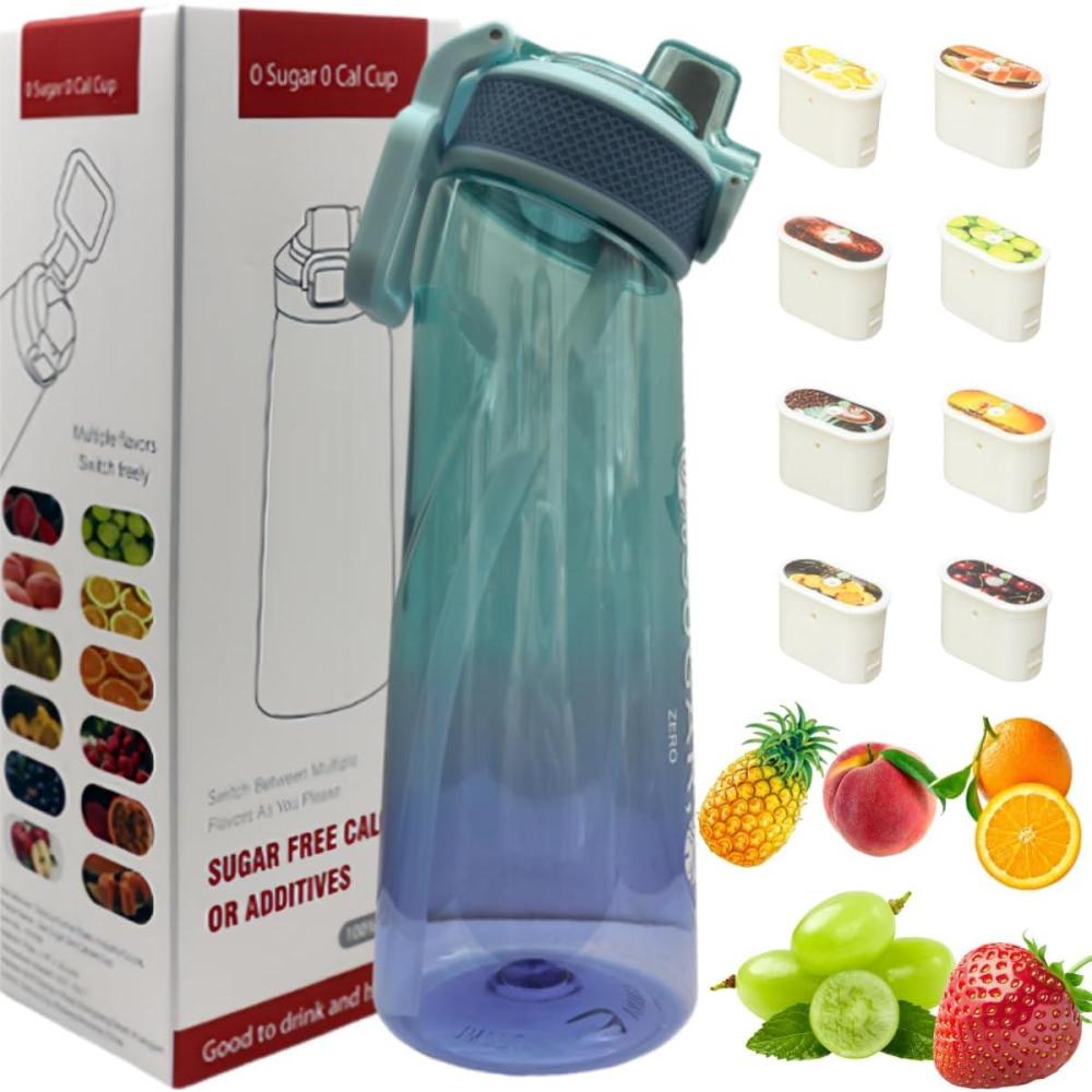 image:imageBouteille deau avec 1 capsule de saveur 20 version amliore 700 ml sans BPA pour salle de sport et activits de plein air Color E 1 Random PODColor A 1 Random Pod