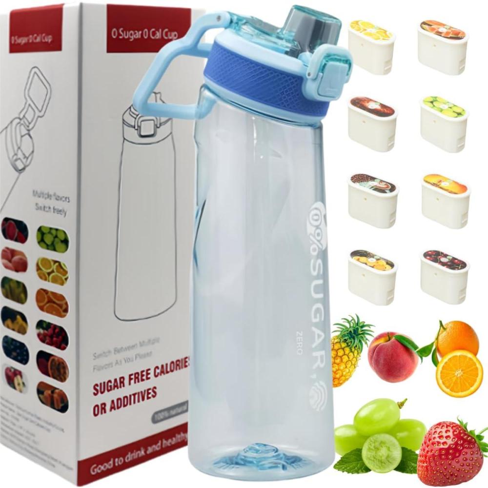 image:imageBouteille deau avec 1 capsule de saveur 20 version amliore 700 ml sans BPA pour salle de sport et activits de plein air Color E 1 Random PODColor J 1 Random Pod