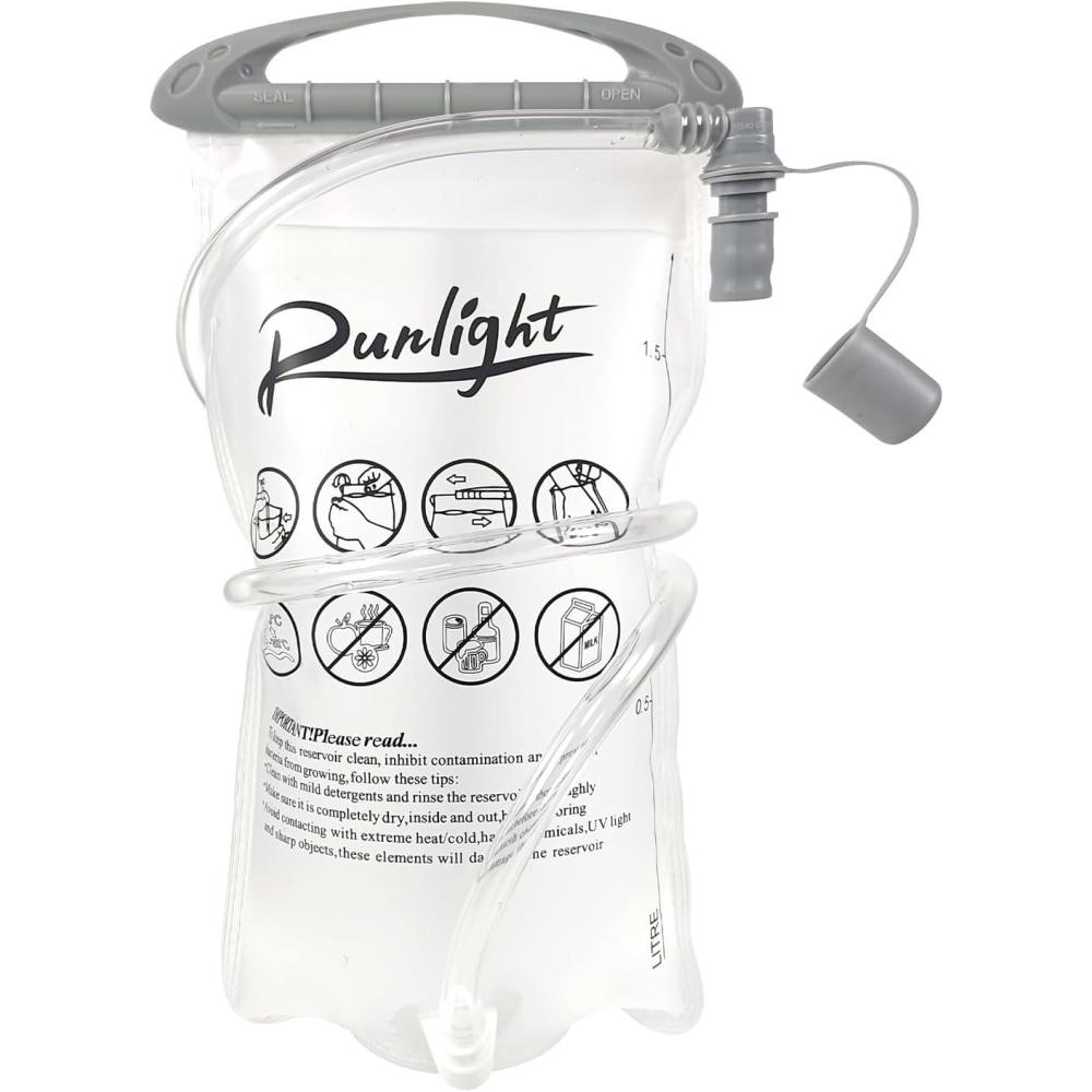 image:imageGilet de course pour homme et femme sangles de poitrine rglables gilet dhydratation avec bouteille deau de 1500 mlPoche eau de 1 5 l
