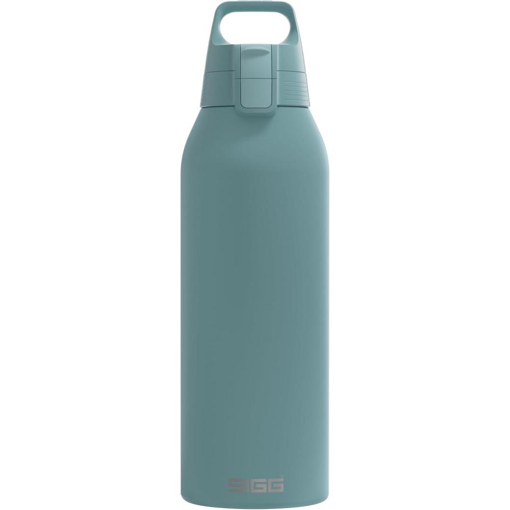 image:imageSigg Gourde Inox Shield ONE Convient Aux Boissons Gazeuses tanche ampamp Lgre Sans BPA Acier Inoxydable 188075L 1L 15LBleu