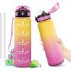 32oz-1000ml | Paille | Jaune + Rose