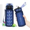 17oz-500ml | Paille | Mat Bleu Marine