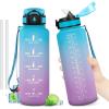50oz-1500ml | Paille | Bleu + Violet