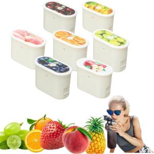 Bouteille d&rsquo;eau avec 1 capsule de saveur, 2.0 version améliorée, 700 ml, sans BPA, pour salle de sport et activités de plein air (Color E + 1 Random POD)(7pod Set)