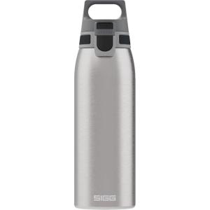 Sigg – Gourde Inox – Shield ONE – Convient Aux Boissons Gazeuses – Étanche & Légère – Sans BPA – Acier Inoxydable 18/8-0,75L / 1L / 1.5L(Gris)