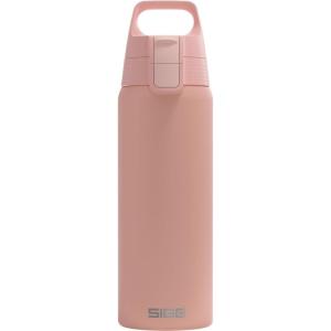 Sigg – Gourde Inox – Shield ONE – Convient Aux Boissons Gazeuses – Étanche & Légère – Sans BPA – Acier Inoxydable 18/8-0,75L / 1L / 1.5L(Rose)