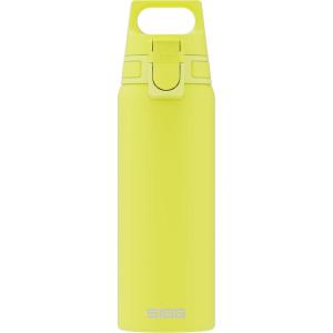 Sigg – Gourde Inox – Shield ONE – Convient Aux Boissons Gazeuses – Étanche & Légère – Sans BPA – Acier Inoxydable 18/8-0,75L / 1L / 1.5L(Ultra Lemon)