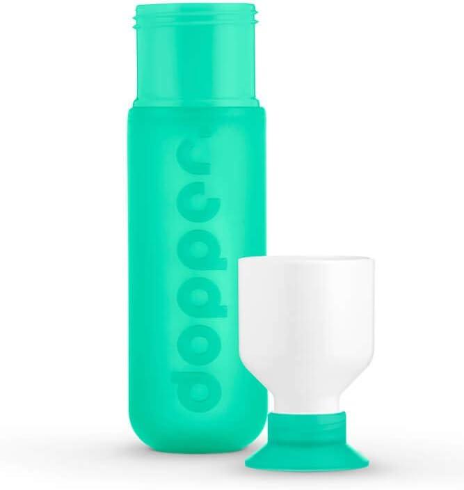 image:imageDopper Original Bouteille deau 450ml Fuchsia Bouteille tanche rutilisable mince lgre idale pour le sport le fitness lcole les activits en plein air et le bureauHakuna Mintata