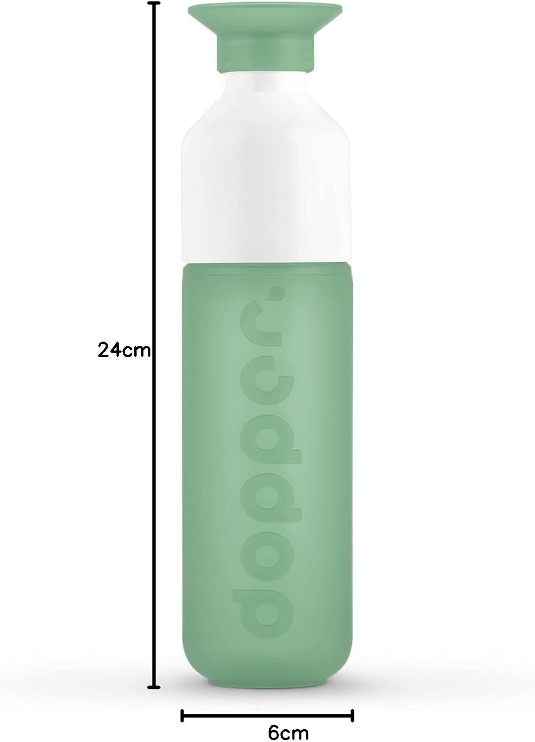 image:imageDopper Original Bouteille deau 450ml Fuchsia Bouteille tanche rutilisable mince lgre idale pour le sport le fitness lcole les activits en plein air et le bureauMoody Mint