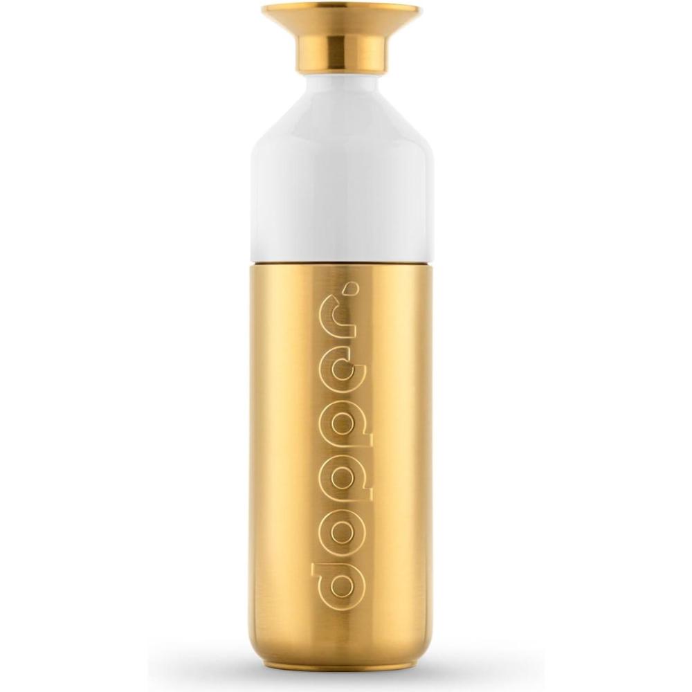 image:imageDopper Original Bouteille deau 450ml Fuchsia Bouteille tanche rutilisable mince lgre idale pour le sport le fitness lcole les activits en plein air et le bureauOr