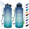 50oz-1500ml | Paille | Bleu + Vert