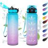 32oz-1000ml | Paille | Bleu + Lilas