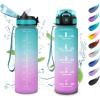 32oz-1000ml | Paille | Vert + Rose Clair
