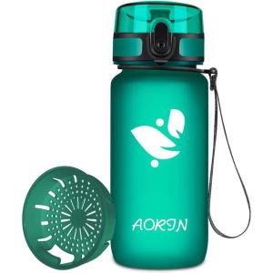 AORIN Gourde Sport – 350ml/500ml/750ml/1L BPA-Free & Anti-Fuite Flip/Appliquer à Bouteille d&rsquo;eau pour Enfant,Adultes,Salle de Sport, Sport de Plein air(Vert Forêt)