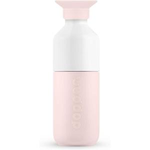 Dopper Original Bouteille d&rsquo;eau 450ml Fuchsia – Bouteille étanche, réutilisable, mince, légère – idéale pour le sport, le fitness, l&rsquo;école, les activités en plein air et le bureau(Rose)