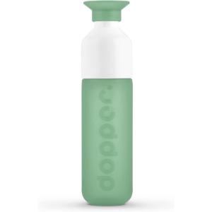 Dopper Original Bouteille d&rsquo;eau 450ml Fuchsia – Bouteille étanche, réutilisable, mince, légère – idéale pour le sport, le fitness, l&rsquo;école, les activités en plein air et le bureau(Moody Mint)