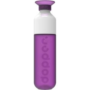 Dopper Original Bouteille d&rsquo;eau 450ml Fuchsia – Bouteille étanche, réutilisable, mince, légère – idéale pour le sport, le fitness, l&rsquo;école, les activités en plein air et le bureau(Lilas)